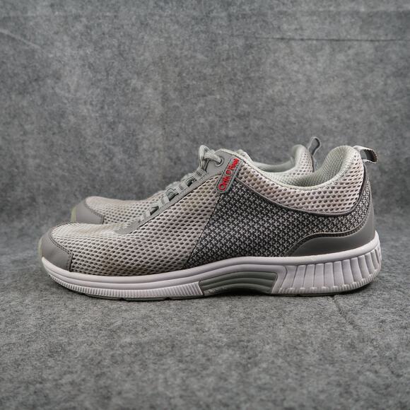 OrthoFeet Shoes Mens 12 Athletic Sneaker Edgewater Casual Trainer Comfort Grey main image 6